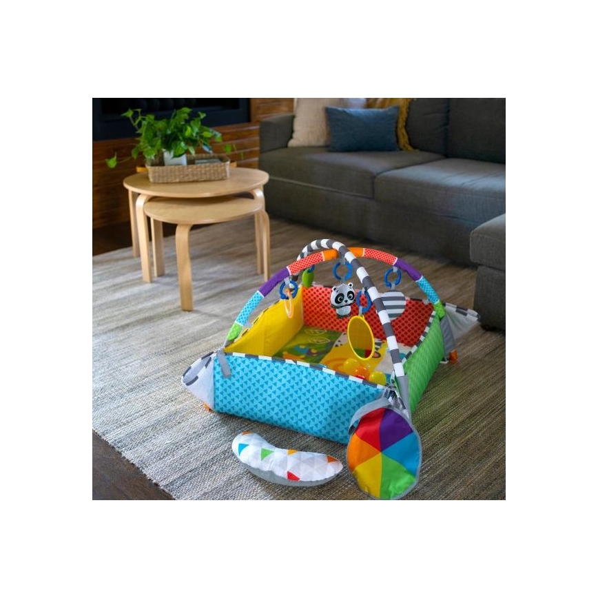 Baby Einstein - Otroška blazina za igranje 5v1 PATCH'S COLOR PLAYSPACE 3xAAA
