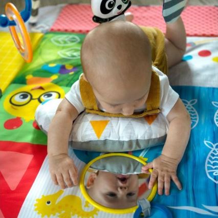 Baby Einstein - Otroška blazina za igranje 5v1 PATCH'S COLOR PLAYSPACE 3xAAA