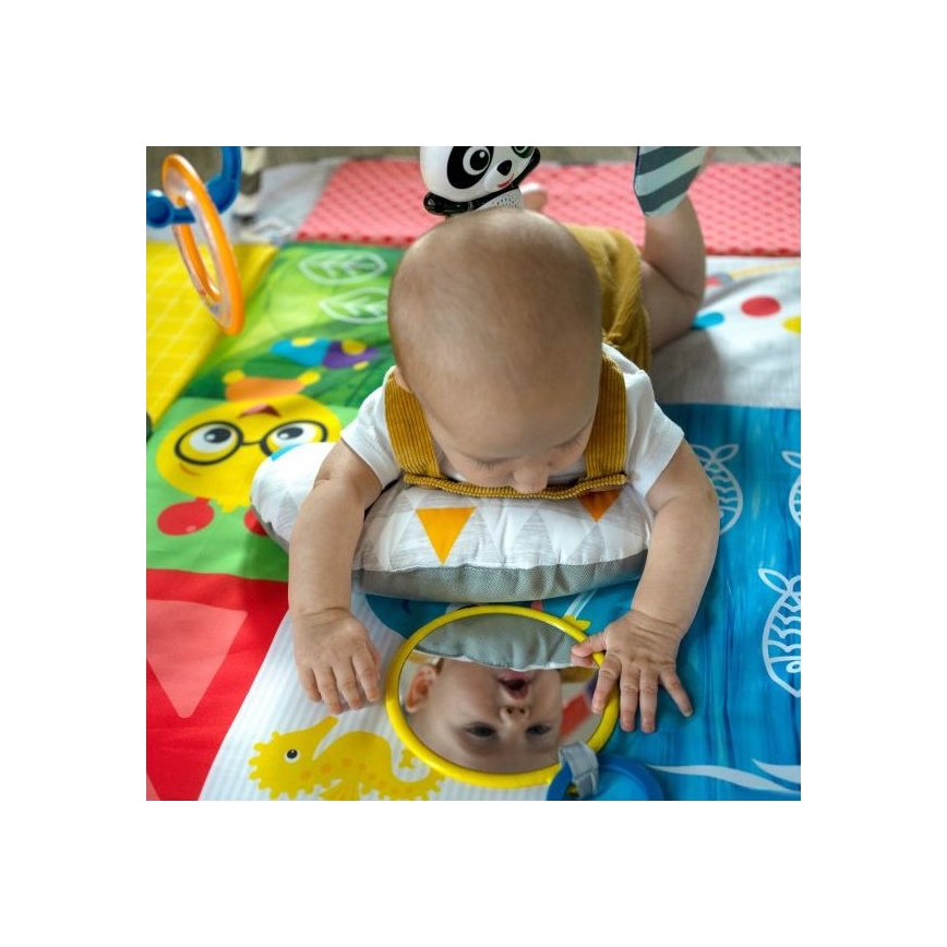 Baby Einstein - Otroška blazina za igranje 5v1 PATCH'S COLOR PLAYSPACE 3xAAA