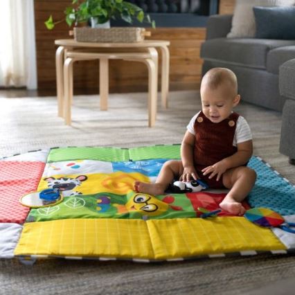 Baby Einstein - Otroška blazina za igranje 5v1 PATCH'S COLOR PLAYSPACE 3xAAA