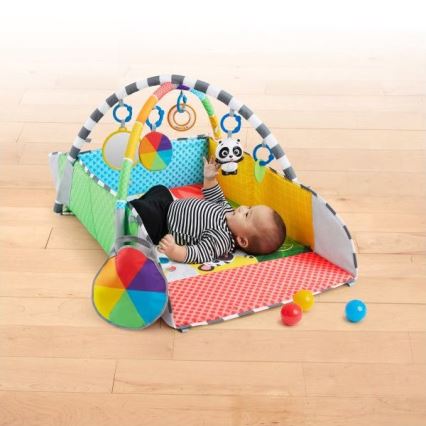 Baby Einstein - Otroška blazina za igranje 5v1 PATCH'S COLOR PLAYSPACE 3xAAA