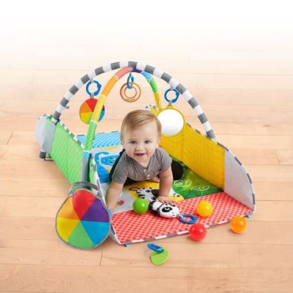 Baby Einstein - Otroška blazina za igranje 5v1 PATCH'S COLOR PLAYSPACE 3xAAA