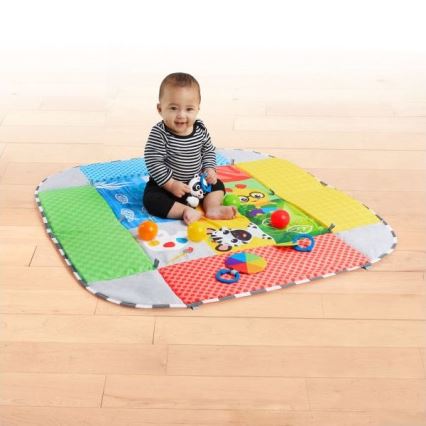 Baby Einstein - Otroška blazina za igranje 5v1 PATCH'S COLOR PLAYSPACE 3xAAA