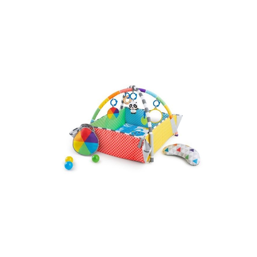 Baby Einstein - Otroška blazina za igranje 5v1 PATCH'S COLOR PLAYSPACE 3xAAA