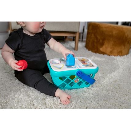 Baby Einstein - Otroška interaktivna nakupovalna košara MAGIC TOUCH HAPE 3xAAA