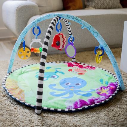 Baby Einstein - Otroška odeja za igro z vodno podlogo 2v1 SEA FLOOR EXPLORERS