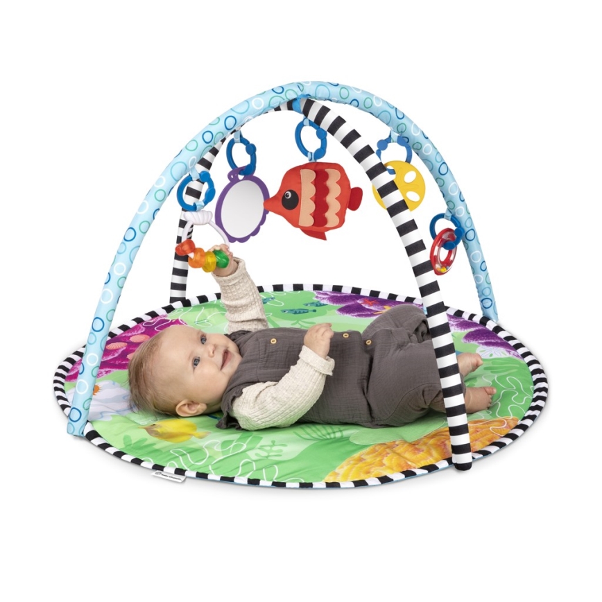 Baby Einstein - Otroška odeja za igro z vodno podlogo 2v1 SEA FLOOR EXPLORERS