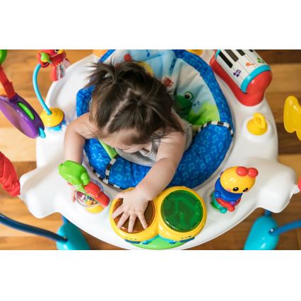 Baby Einstein - Skakalna vzmet 2v1 NEIGHBORHOOD SYMPHONY 3xAA