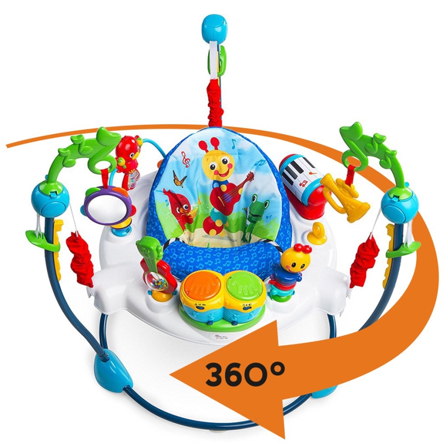 Baby Einstein - Skakalna vzmet 2v1 NEIGHBORHOOD SYMPHONY 3xAA