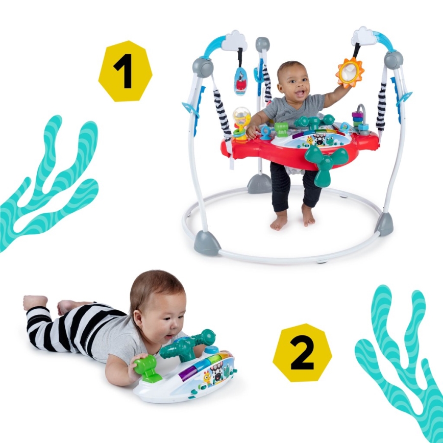 Baby Einstein - Skakalna vzmet 2v1 OCEAN EXPLORERS 3xAA