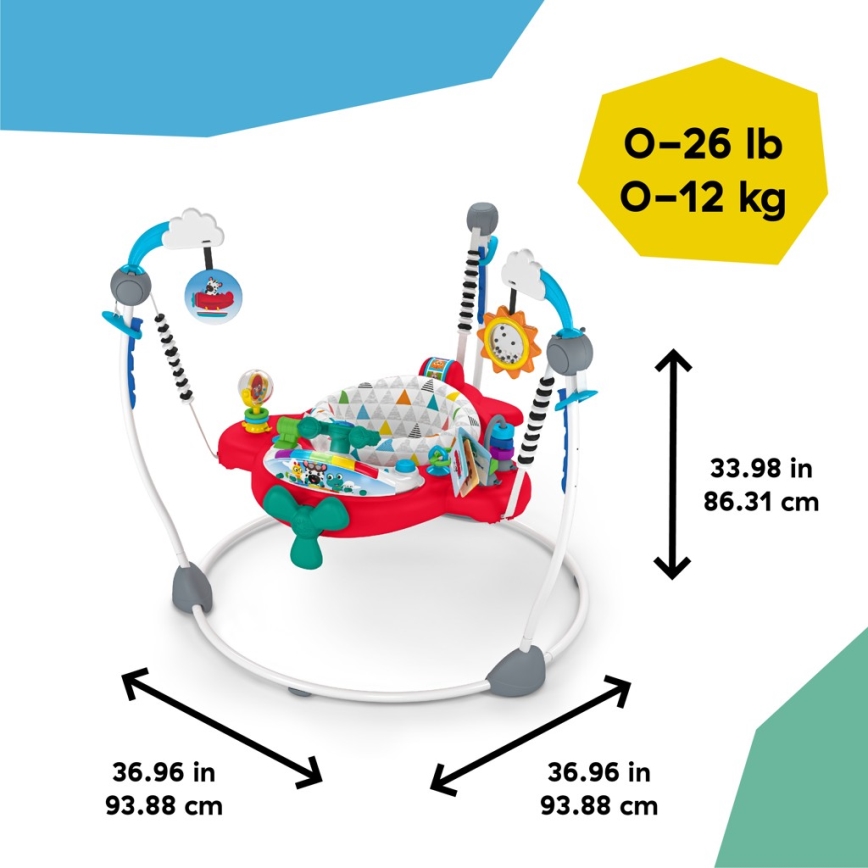 Baby Einstein - Skakalna vzmet 2v1 OCEAN EXPLORERS 3xAA