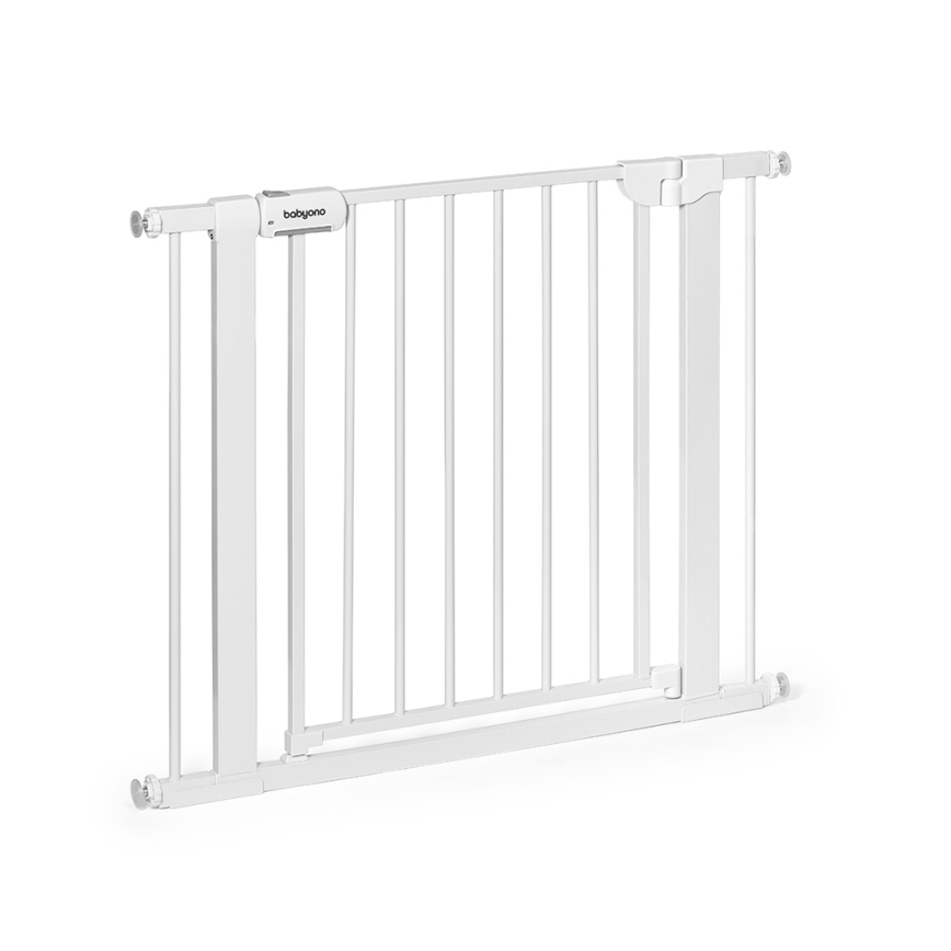 BabyOno - Otroška varnostna ograja 75-96 cm bela