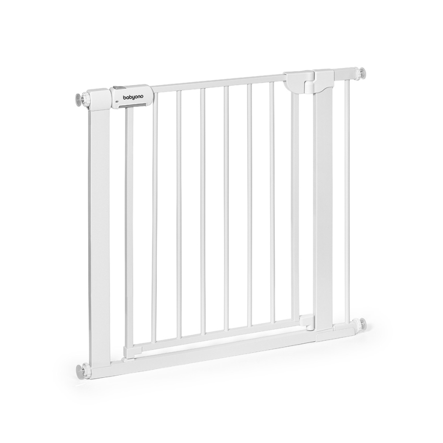 BabyOno - Otroška varnostna ograja 75-96 cm bela