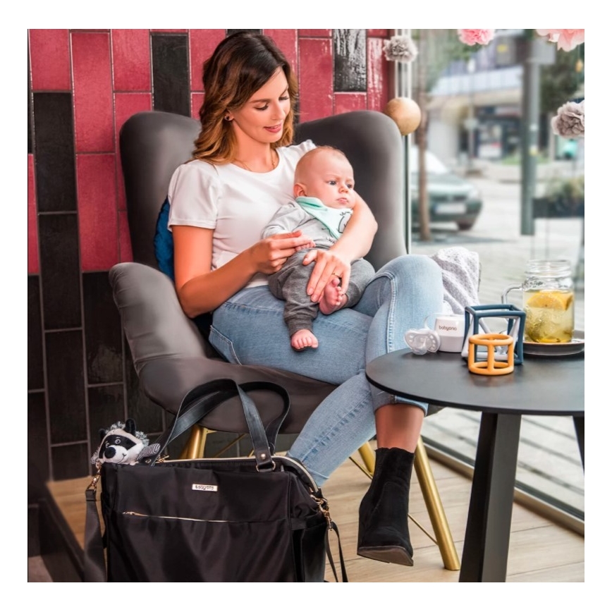 BabyOno - Previjalna torba za voziček Coco črna