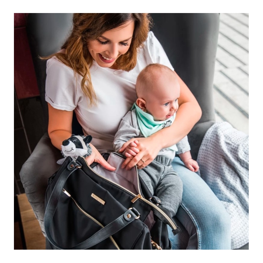 BabyOno - Previjalna torba za voziček Coco črna