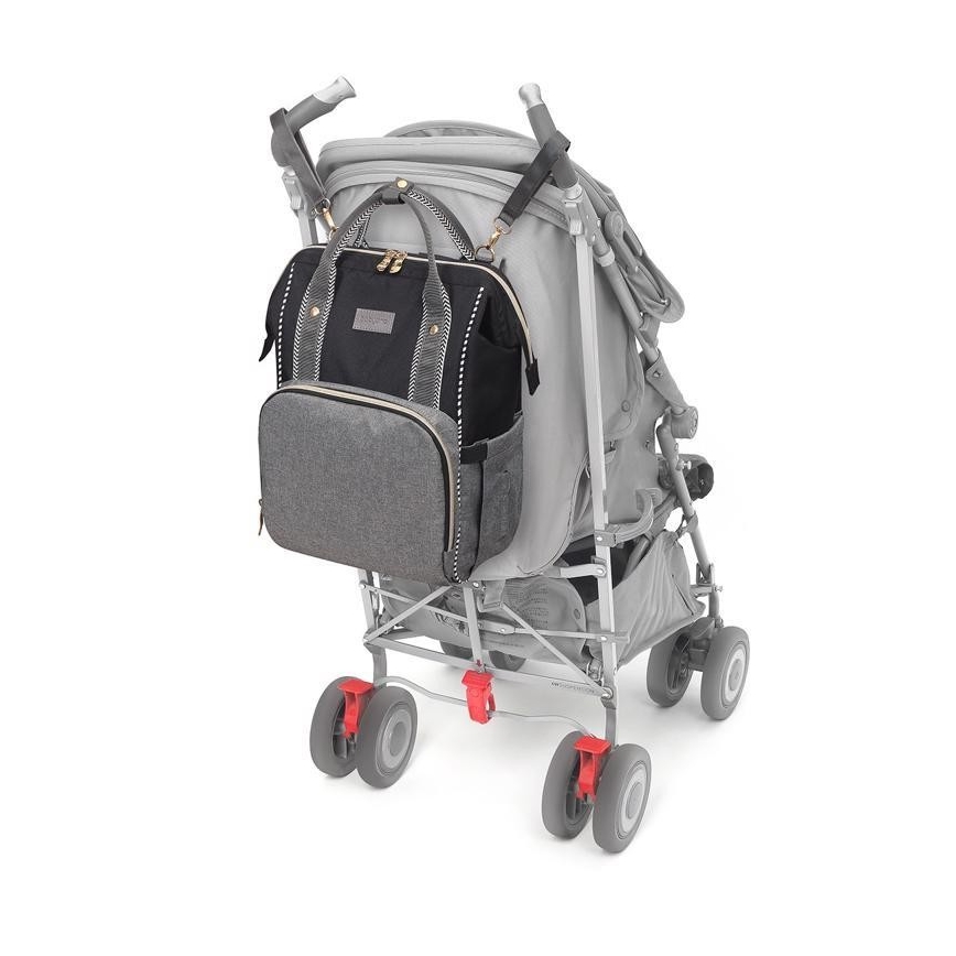 BabyOno - Spremenljiv nahrbtnik za voziček Oslo Style črna