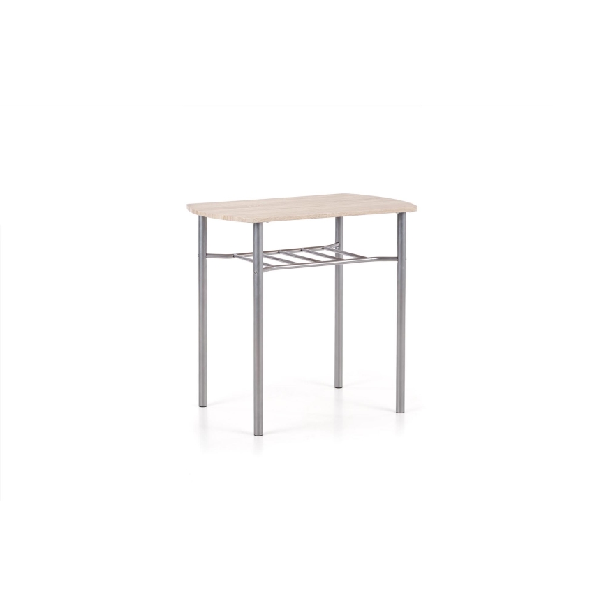 Balkonski set LANCE 82x50 cm, kovina/hrast sonoma