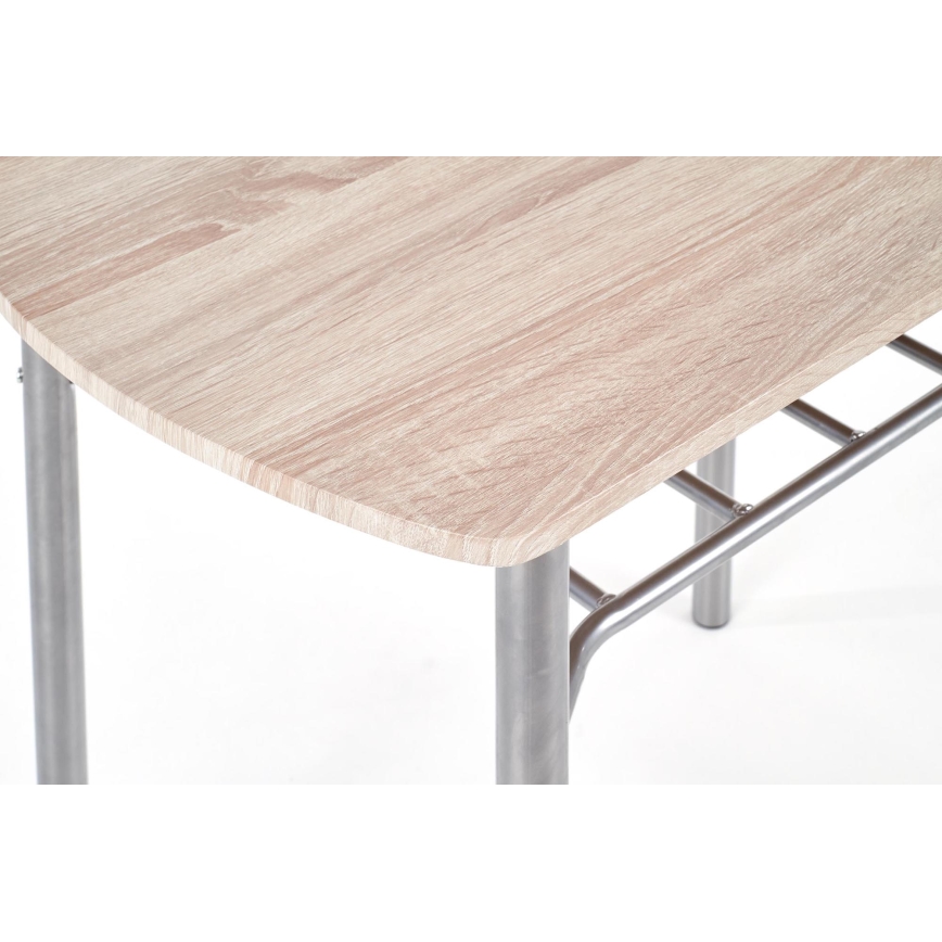 Balkonski set LANCE 82x50 cm, kovina/hrast sonoma
