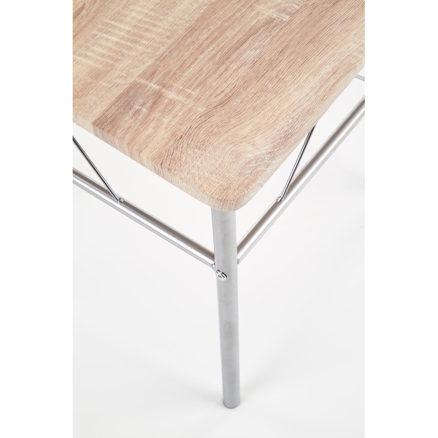 Balkonski set LANCE 82x50 cm, kovina/hrast sonoma