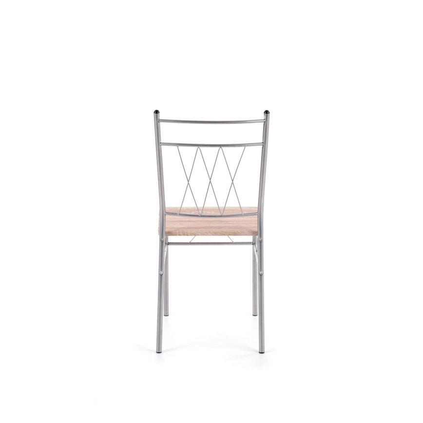 Balkonski set LANCE 82x50 cm, kovina/hrast sonoma