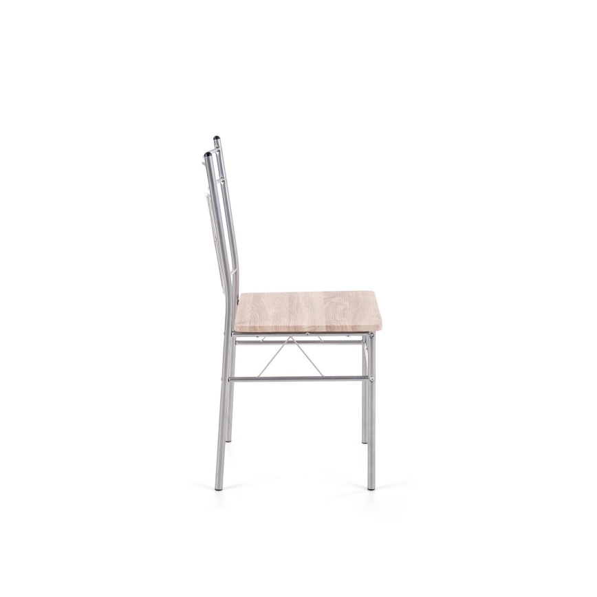 Balkonski set LANCE 82x50 cm, kovina/hrast sonoma