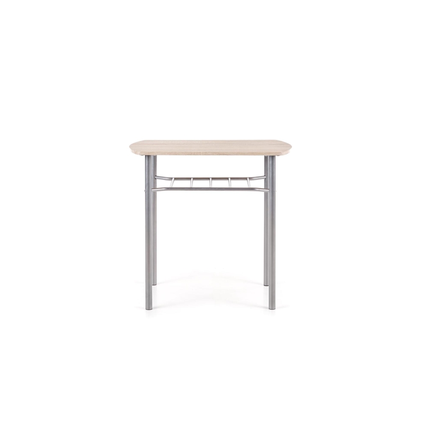 Balkonski set LANCE 82x50 cm, kovina/hrast sonoma