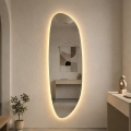 Baltica Design - LED kopalniško stensko ogledalo s podsvetlitvijo STONE FLUID LED/15W/230V 2700K 155x50 cm IP65