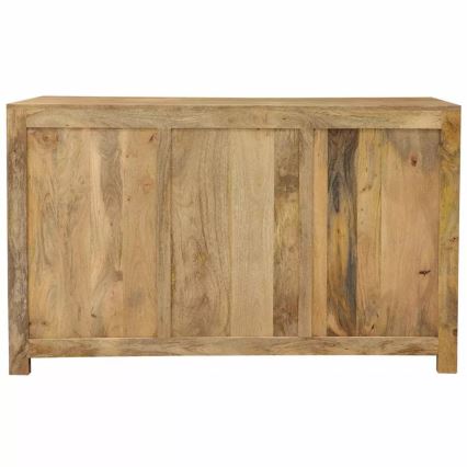 Barska omarica HINA 140x90 cm masiven les/mangovec