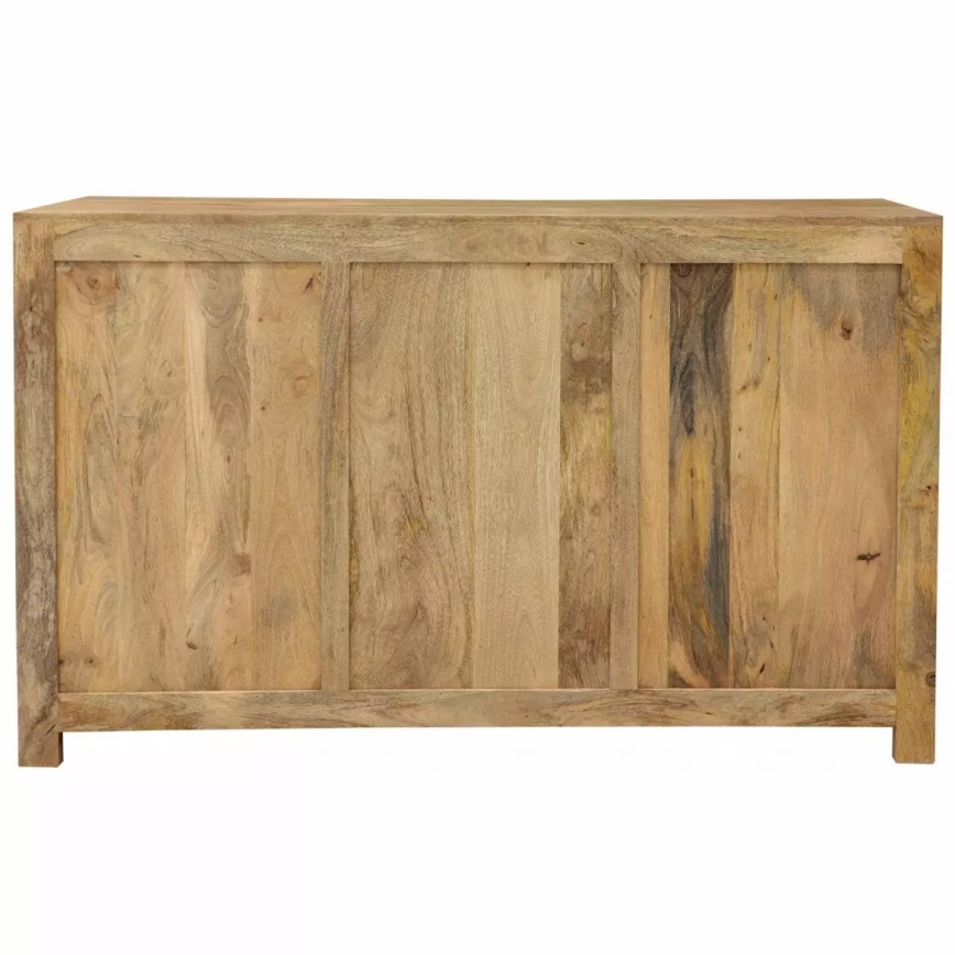 Barska omarica HINA 140x90 cm masiven les/mangovec