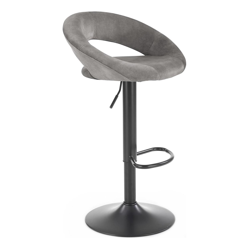 Barski stol 100x48 cm siva/antracit