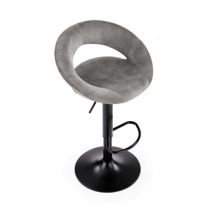 Barski stol 100x48 cm siva/antracit