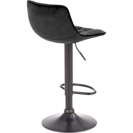 Barski stol 106x43 cm črna