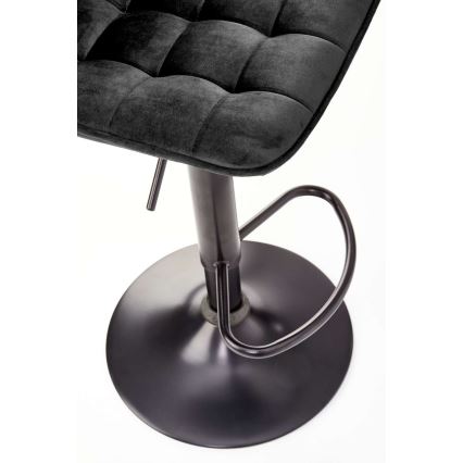 Barski stol 106x43 cm črna