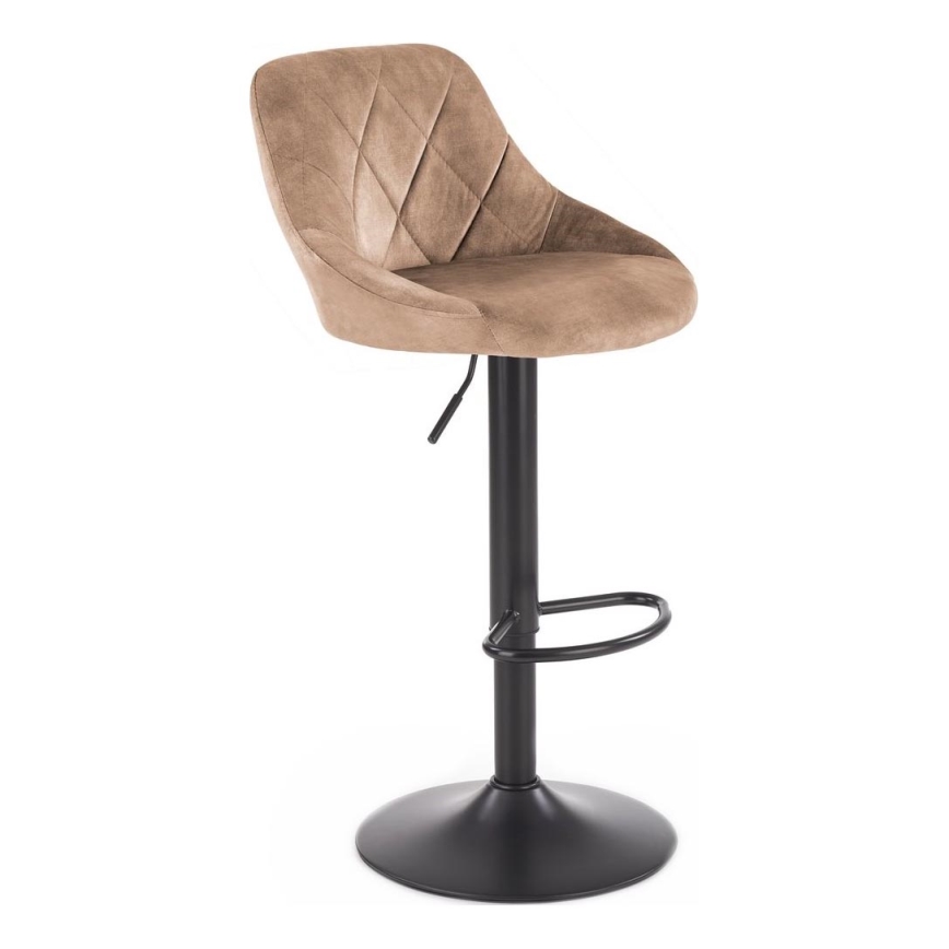 Barski stol 106x47 cm črna/rjava