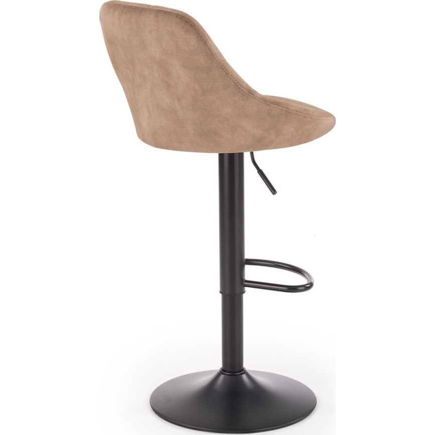 Barski stol 106x47 cm črna/rjava