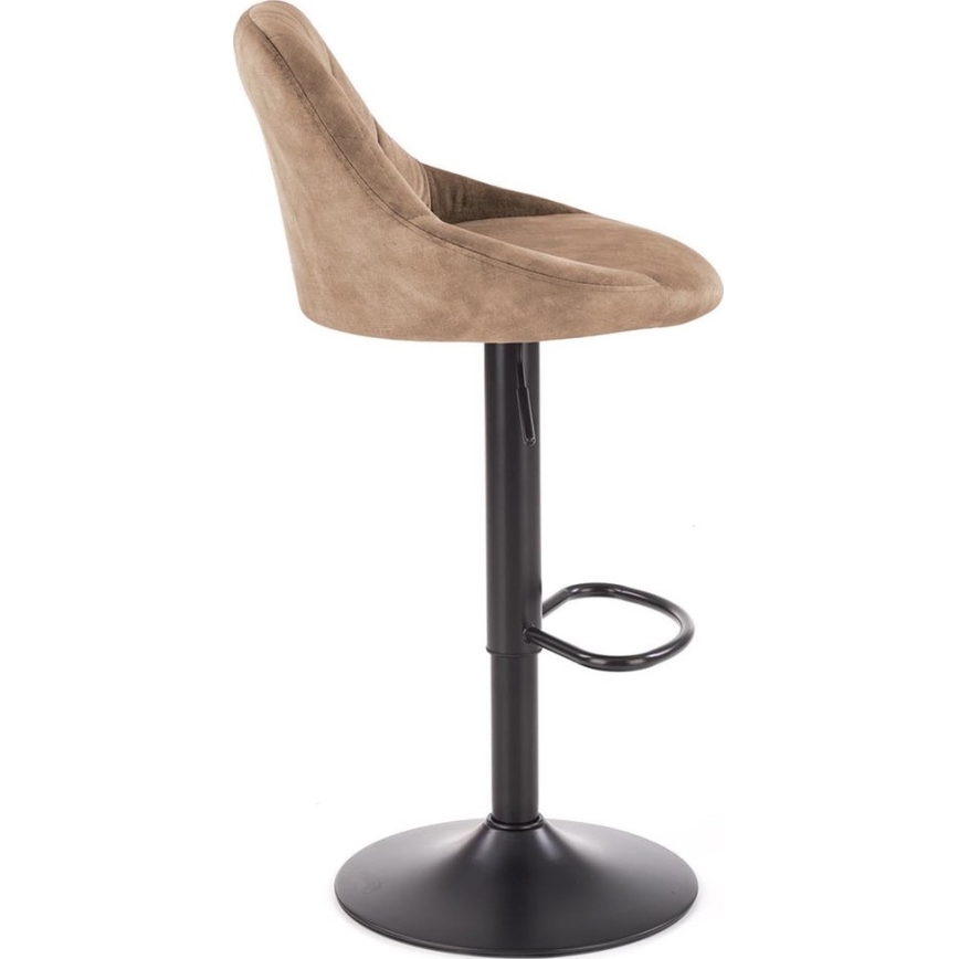 Barski stol 106x47 cm črna/rjava