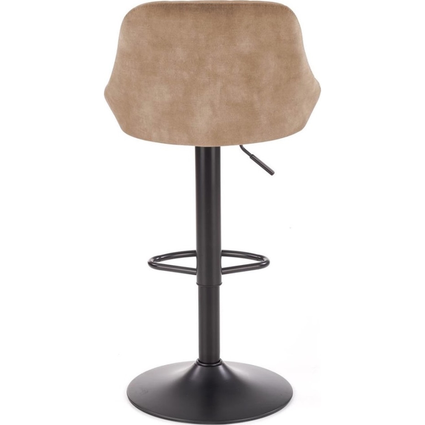 Barski stol 106x47 cm črna/rjava