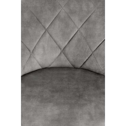 Barski stol 106x47 cm siva/črna