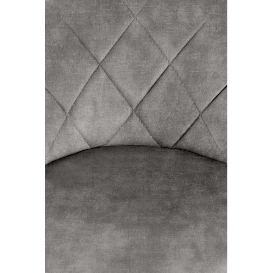 Barski stol 106x47 cm siva/črna