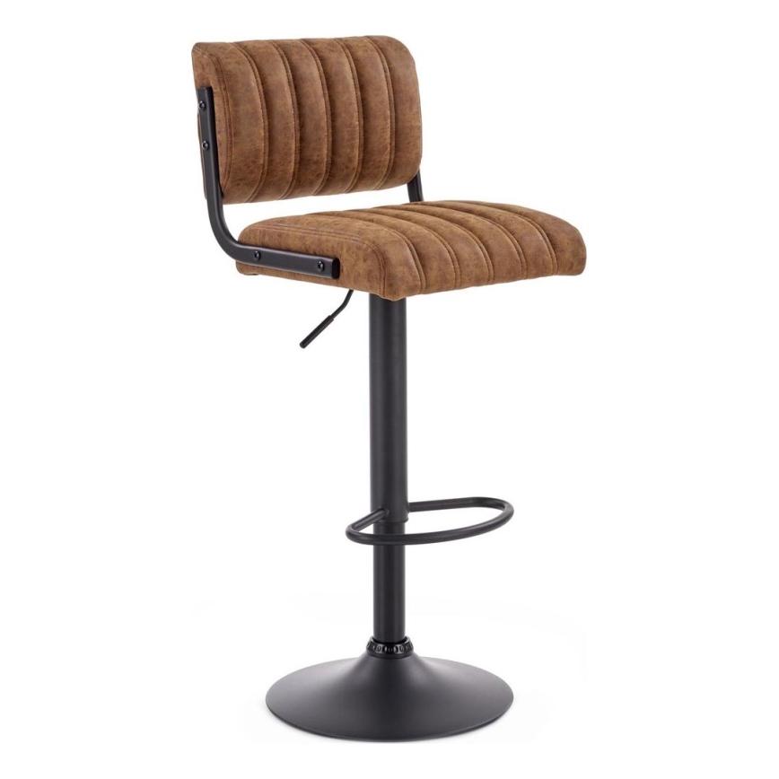Barski stol 109x46 cm črna/rjava