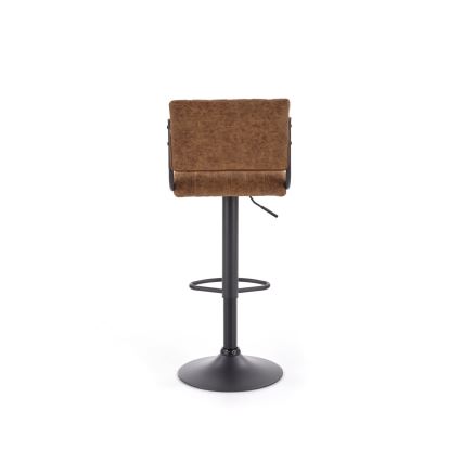 Barski stol 109x46 cm črna/rjava