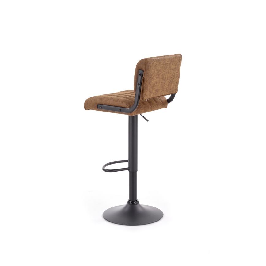 Barski stol 109x46 cm črna/rjava