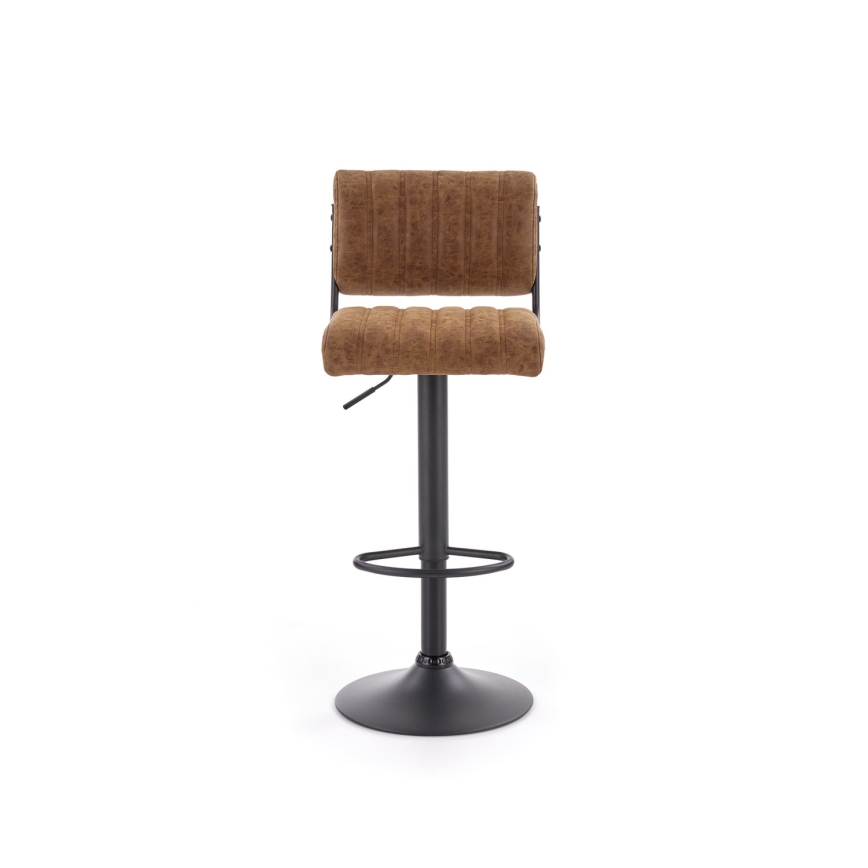 Barski stol 109x46 cm črna/rjava