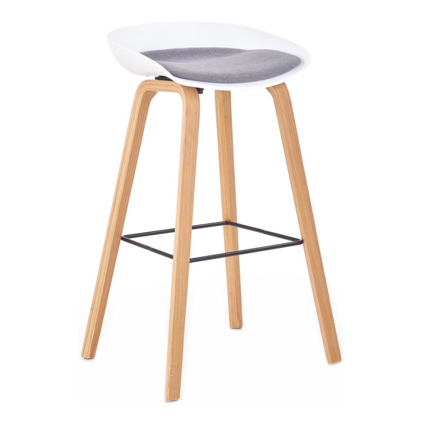 Barski stol 81x51 cm bež/bela