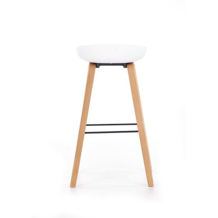 Barski stol 81x51 cm bež/bela