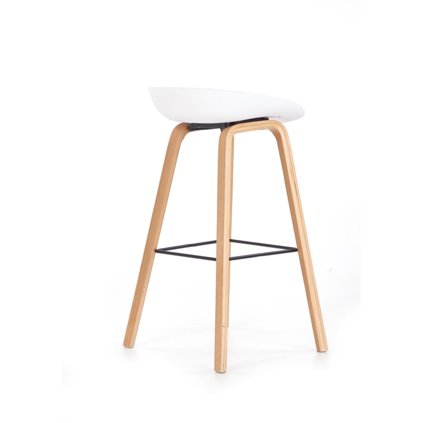 Barski stol 81x51 cm bež/bela