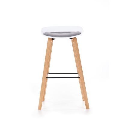 Barski stol 81x51 cm bež/bela