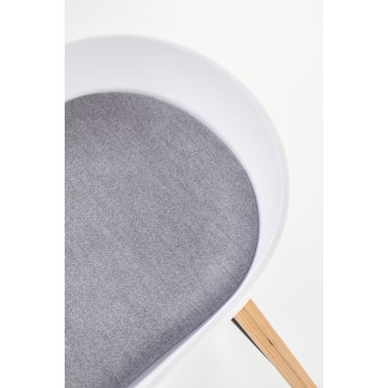 Barski stol 81x51 cm bež/bela