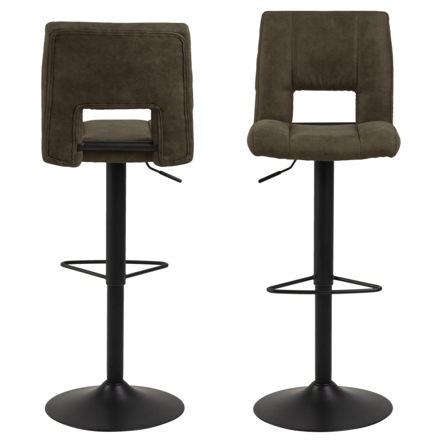 Barski stol SERENA, 1 kos, zelene barve