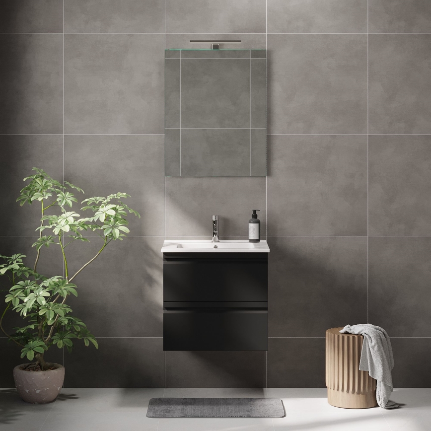 BATH DELUXE 01-060-01-58-00 - Kopalniško ogledalo NORDBORG 60x75 cm